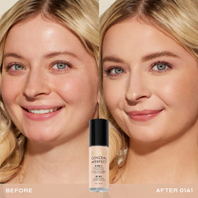 Milani Conceal + Perfect pump dispensing foundation for controlled, mess-free application