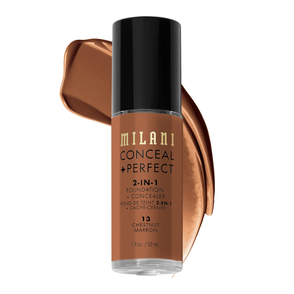 Milani front packaging showing product and shade for easy selection