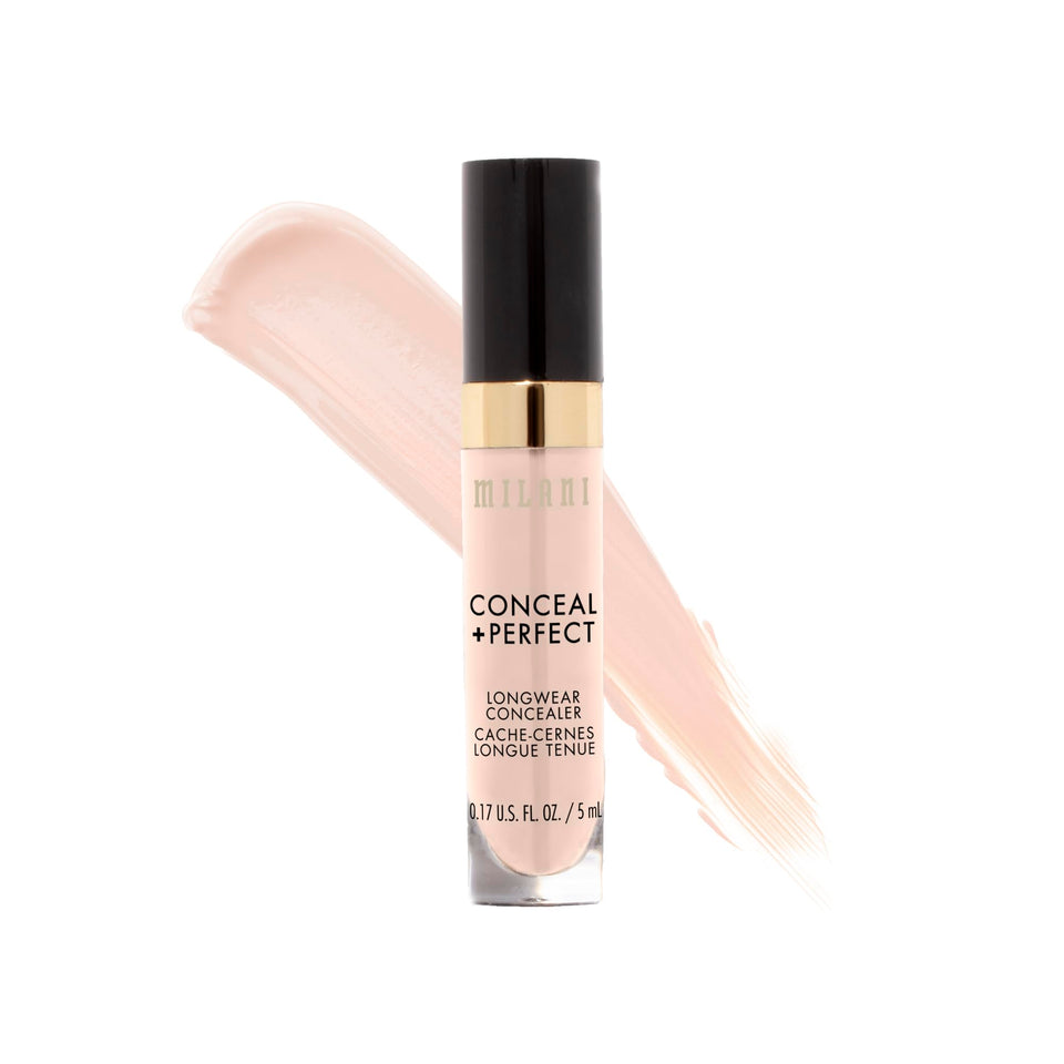 Milani front packaging showing Ivory Rose shade and full coverage benefits