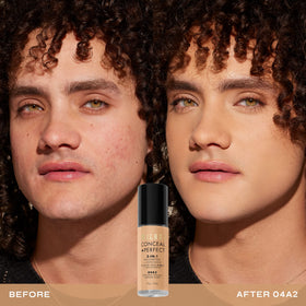 Milani pump dispensing creamy texture showing buildable coverage benefit