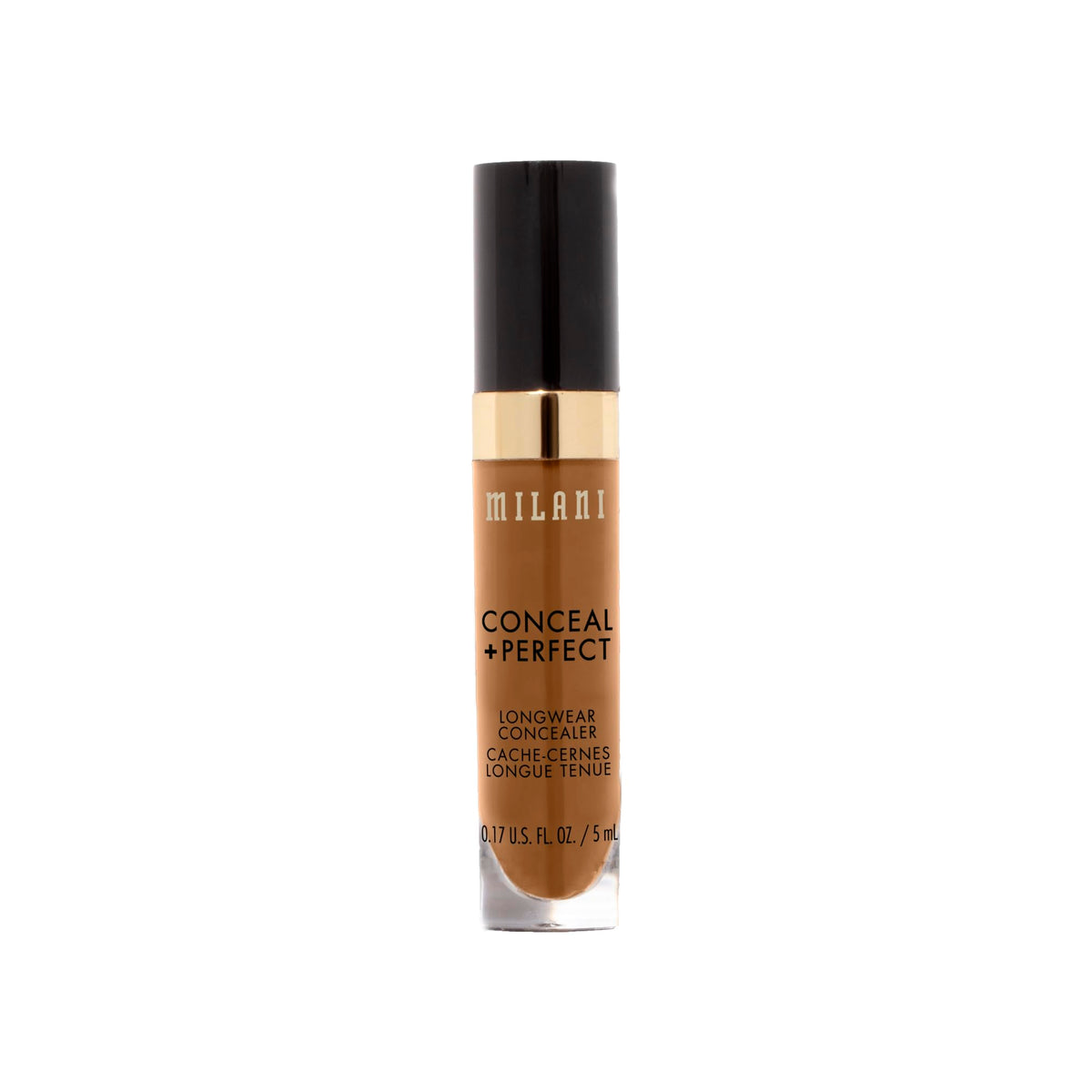 Milani concealer tube next to coin showing compact size for travel and on-the-go touch-up benefit