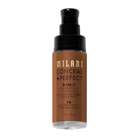 Milani creamy texture swatched on skin to show blendable full coverage