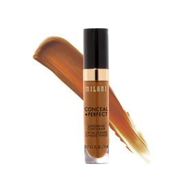 Milani concealer front packaging showing shade label and compact tube, visible brand benefit