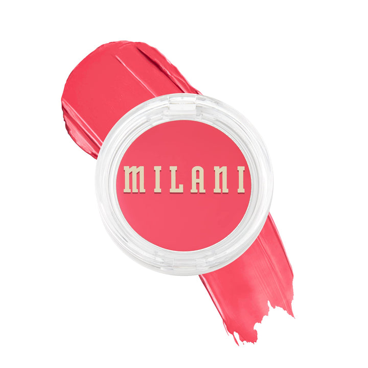 Milani front packaging showing Coral Crush shade and compact, clear color preview