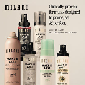Milani primer droplet on skin showing hydration and radiant effect