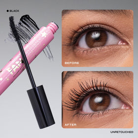 Milani close-up of curved brush demonstrating precise bristles for fanning