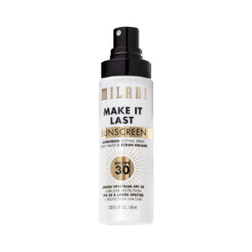 Milani front packaging showing SPF 30 and multi-use benefit
