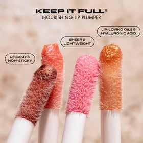 Milani gloss texture swatch showing creamy, non-sticky shine benefit
