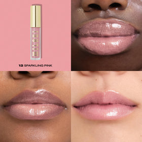 Milani applicator closeup displaying cushion tip for smooth, even gloss application