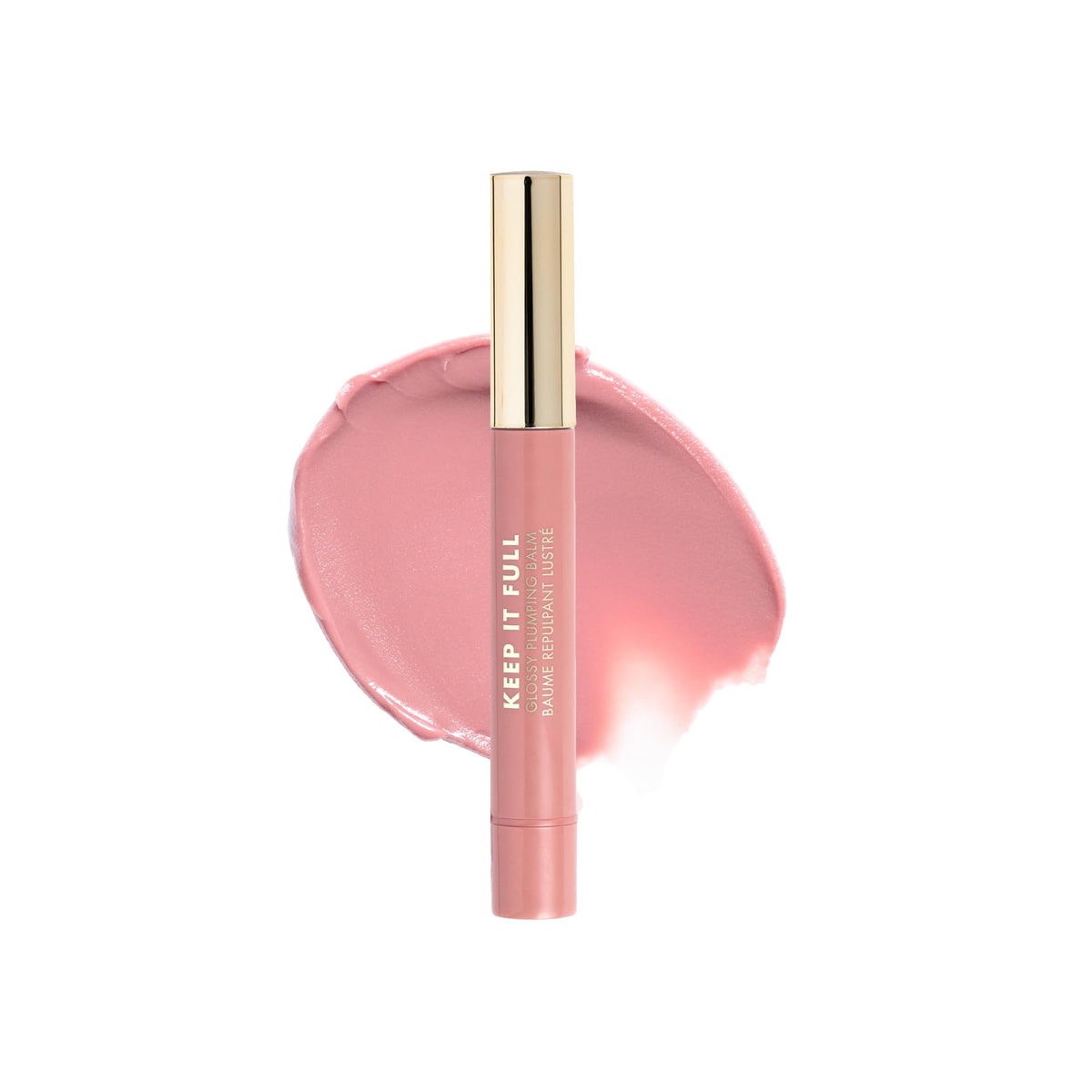 Milani Keep It Full front packaging showing glossy tube and shade 110 Ballet benefit instant shine