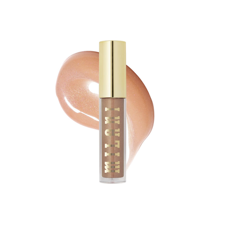 Milani front packaging showing nude shimmer and sleek tube for easy carry