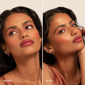 Milani label close-up revealing key soothing and hydrating ingredients