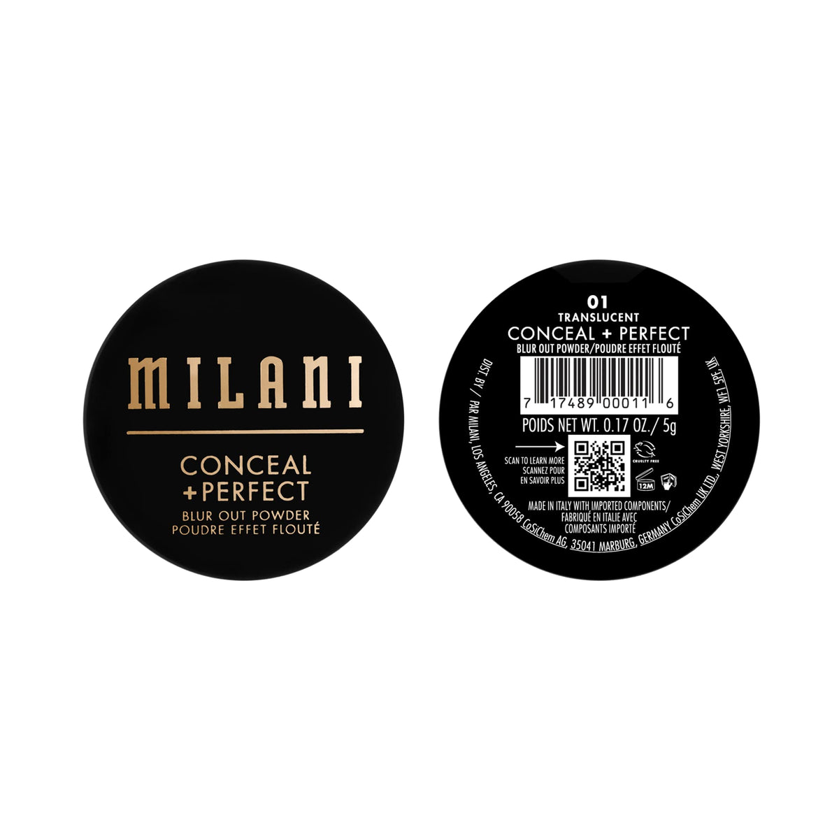 Milani on-model daylook showing soft-focus skin and natural photo-ready benefit