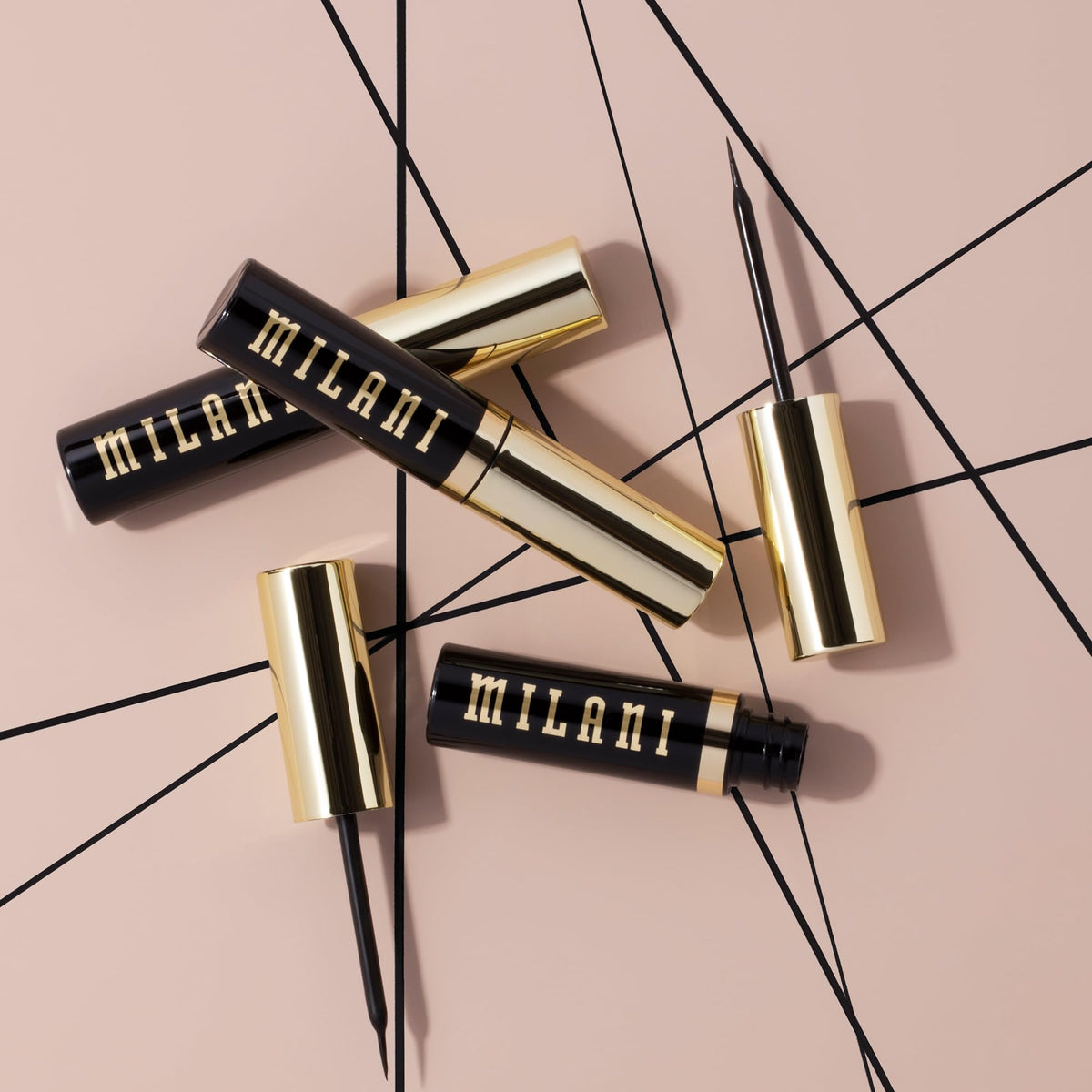 Milani lifestyle evening look on model offering longwear glam for nights out