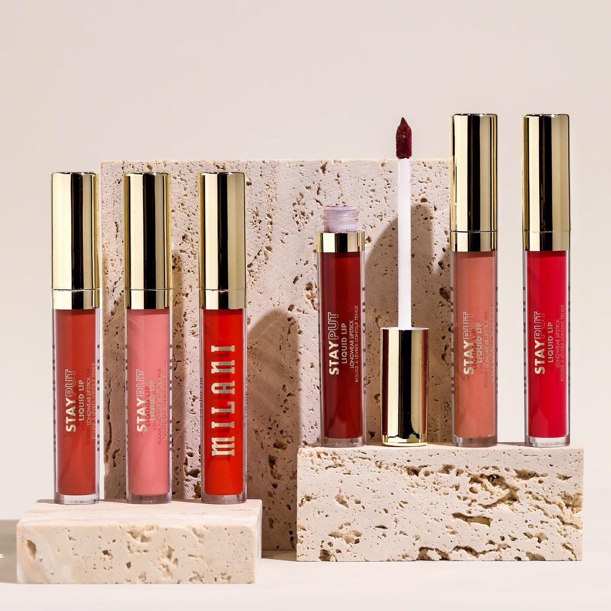 Milani full face lifestyle image demonstrating natural longlasting color