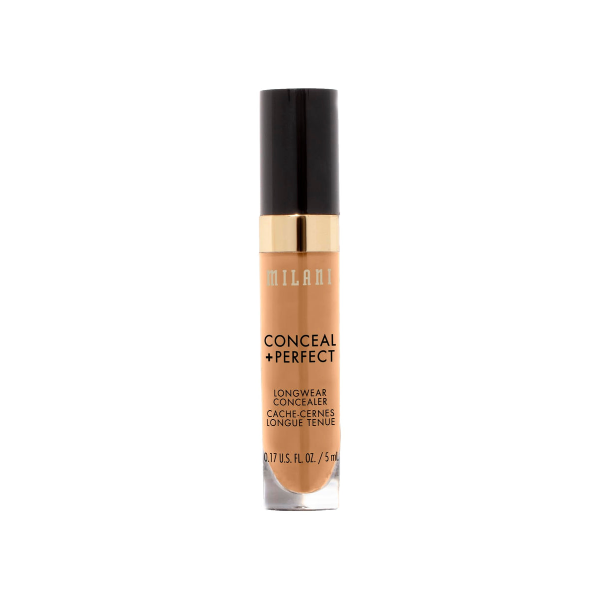 Milani concealer inside a makeup bag illustrating on-the-go touch-up convenience