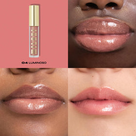 Milani closeup of applicator highlights precision tip for even product placement benefit