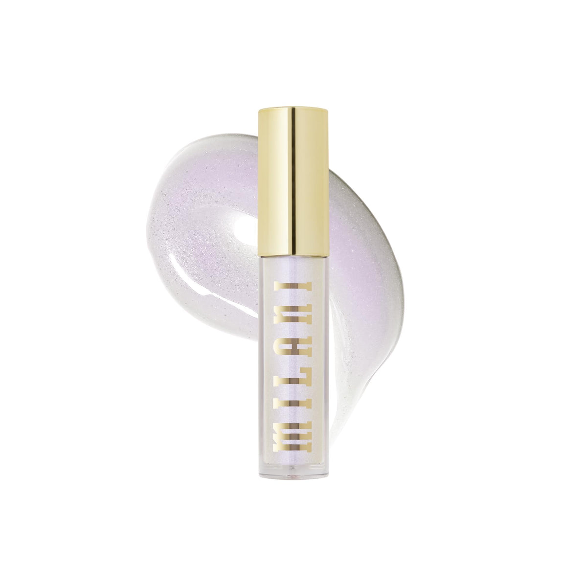 Milani Moonlight front view shows compact tube and glossy finish benefit