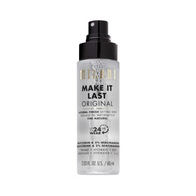 Milani Make It Last front packaging showing bottle and label benefits