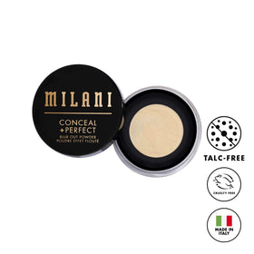 Milani netting closeup showing powder dispenser and controlled pickup benefit