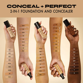 Milani on model full face demonstrating natural full-coverage finish
