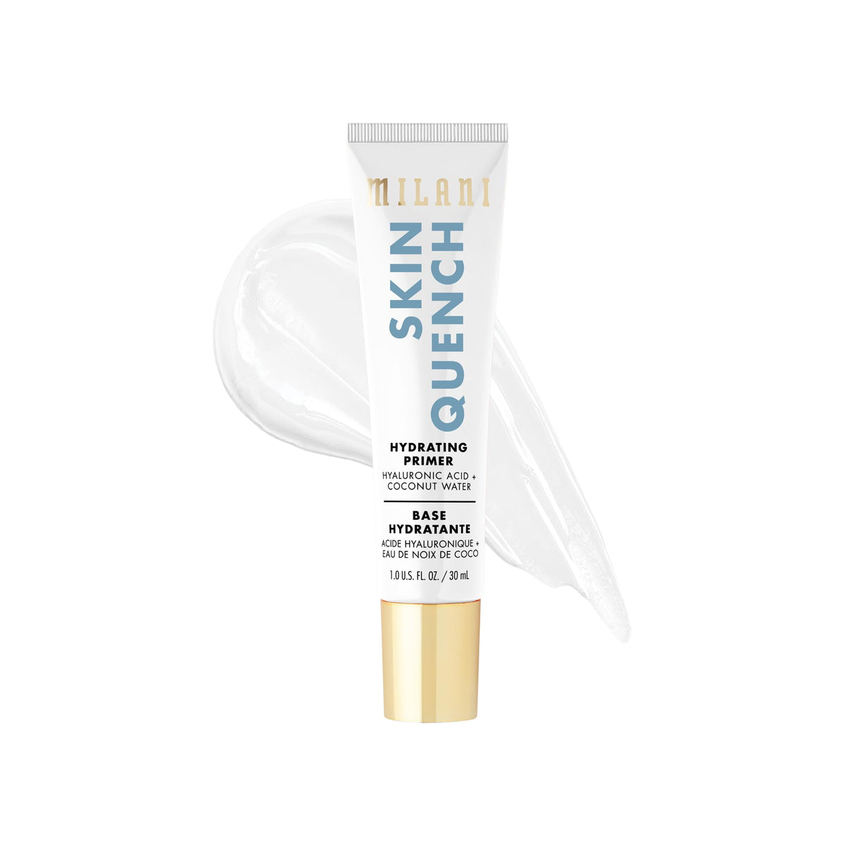 Milani primer front packaging showing product and benefits