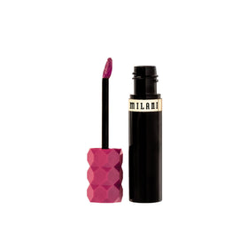 Milani in-use model applying lip stain for an everyday look
