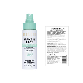 Milani spray nozzle closeup demonstrating fine mist application benefit