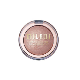 Milani compact held in hand to show true size and travel-friendly scale