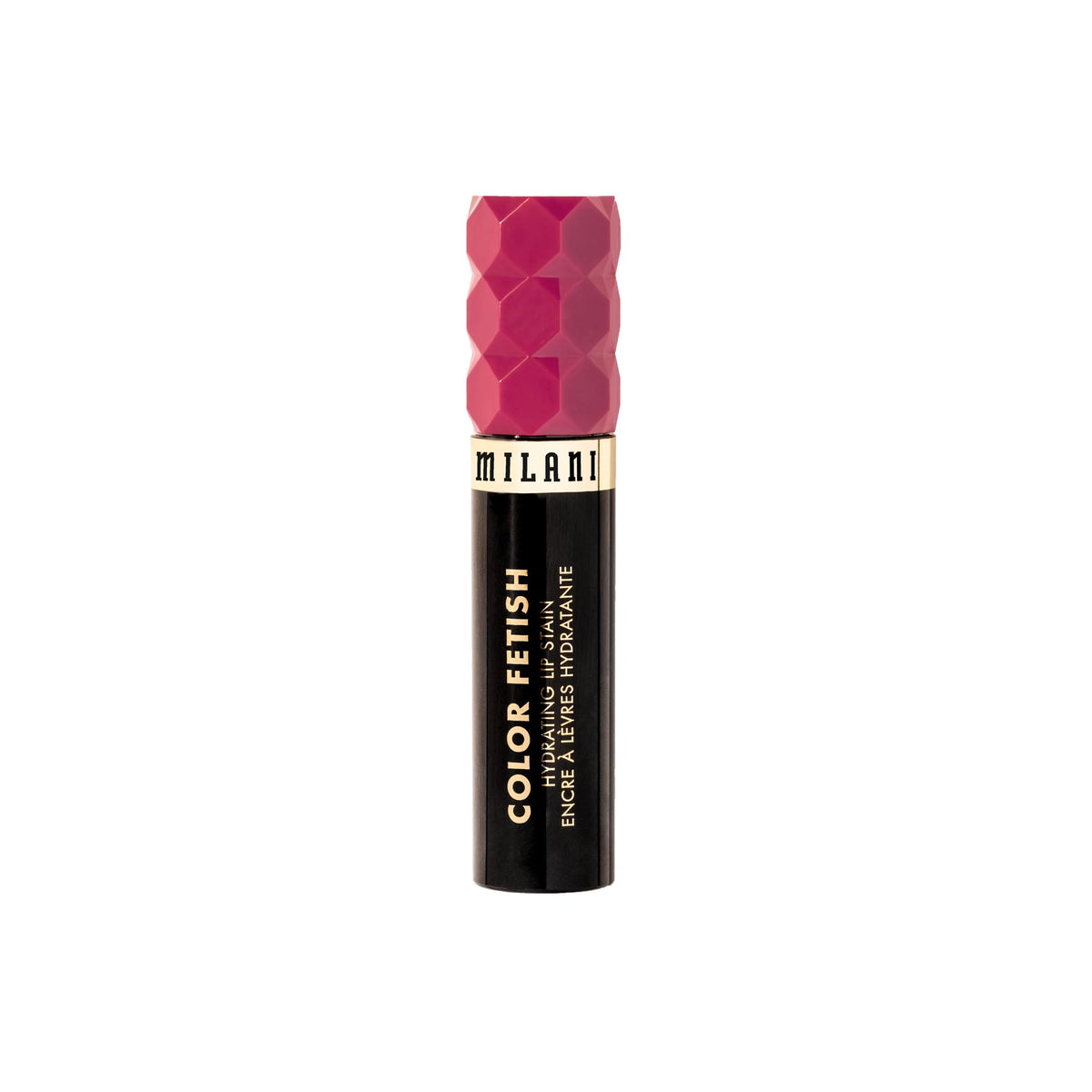 Milani size comparison next to coin to show travel-friendly convenience