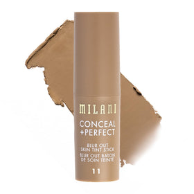 Milani Conceal + Perfect Blur Out Skin Tint Stick front view showing sleek packaging and easy application