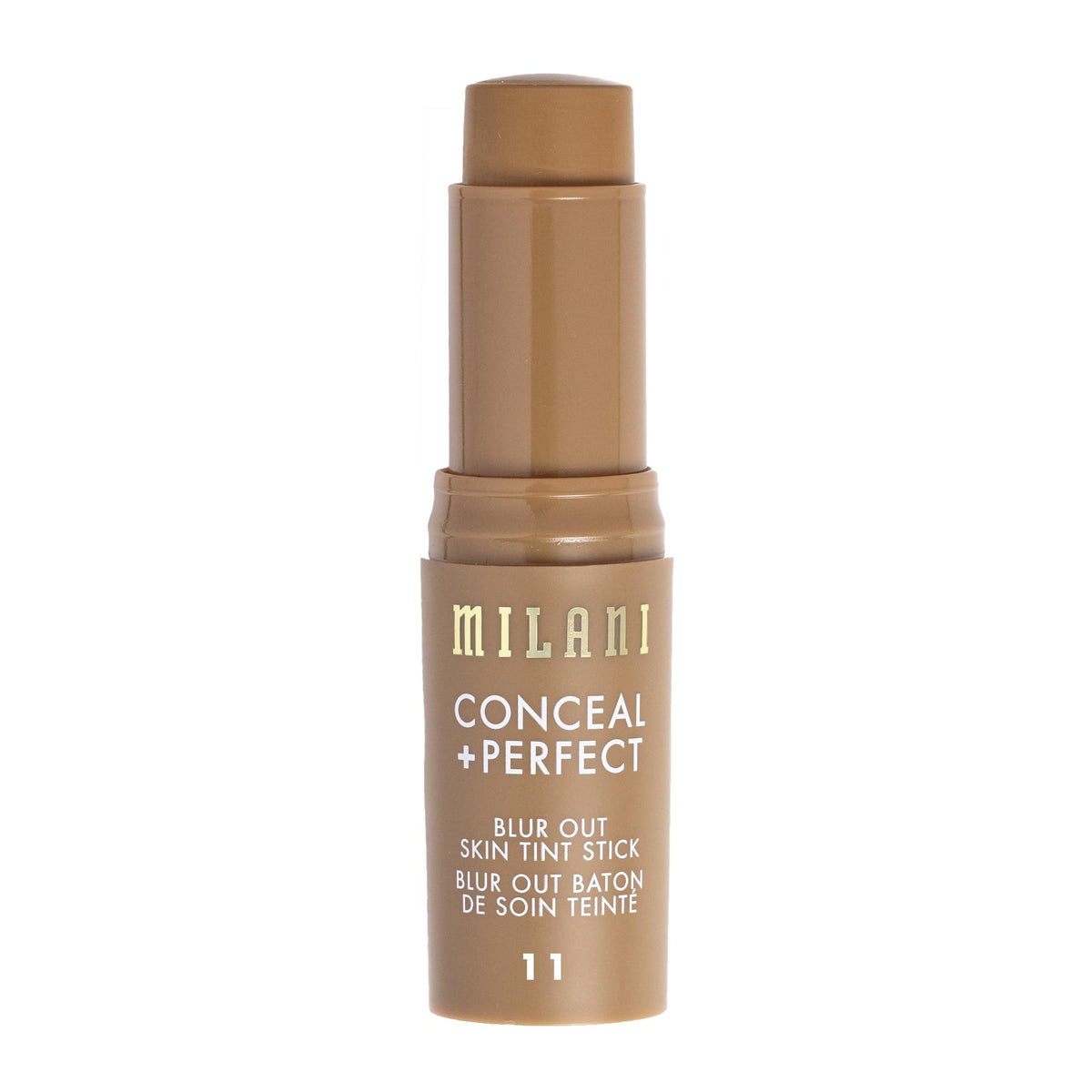 Milani skin tint stick open to reveal creamy texture and smooth glide for quick touch-ups