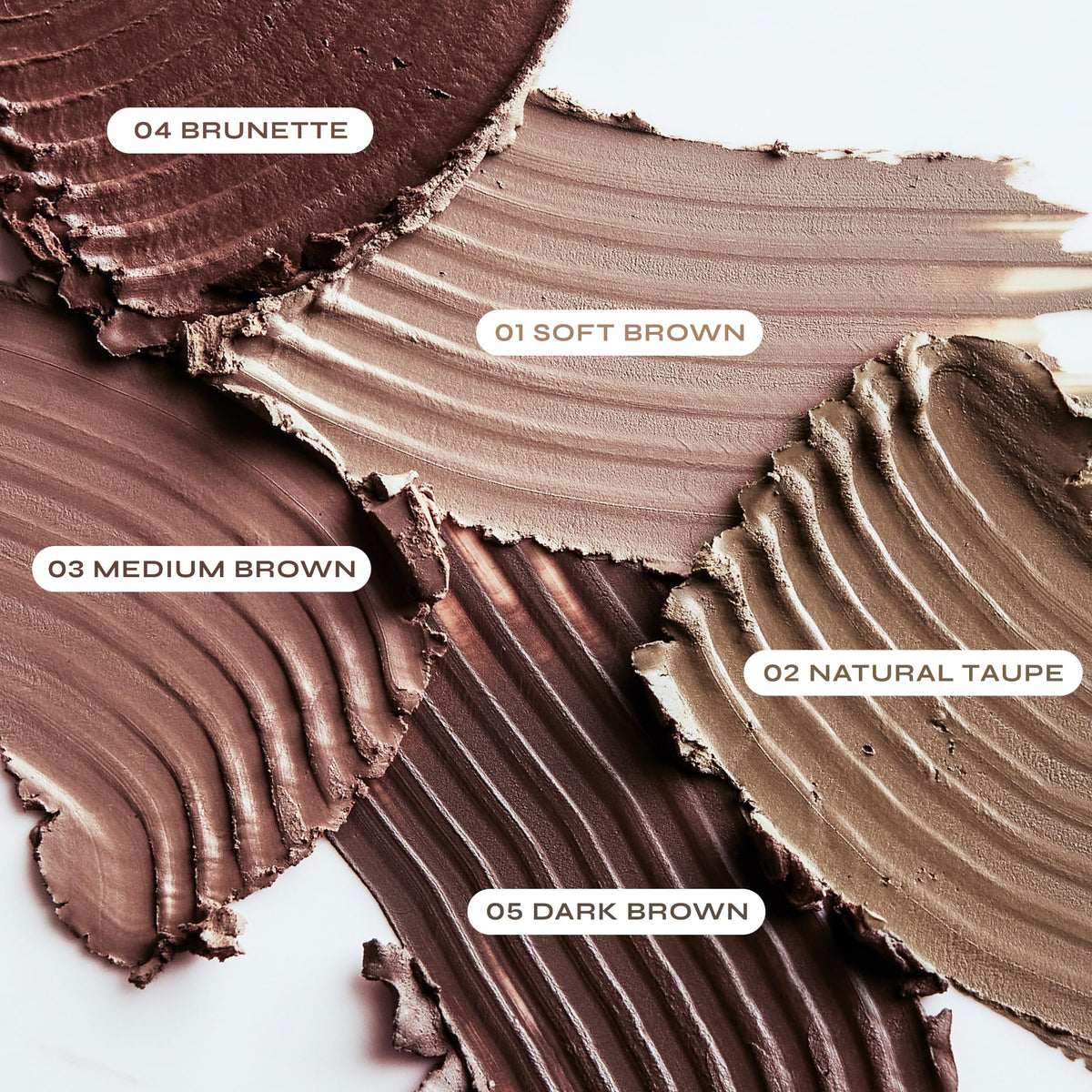 milani on-model brows in soft brown showing natural defined finish