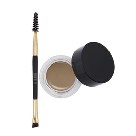 milani open pot with pigment swipe showing buildable color payoff
