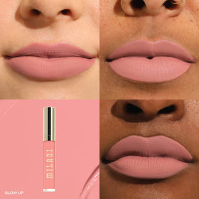 Milani doe-foot applicator poised above tube, demonstrates precise application