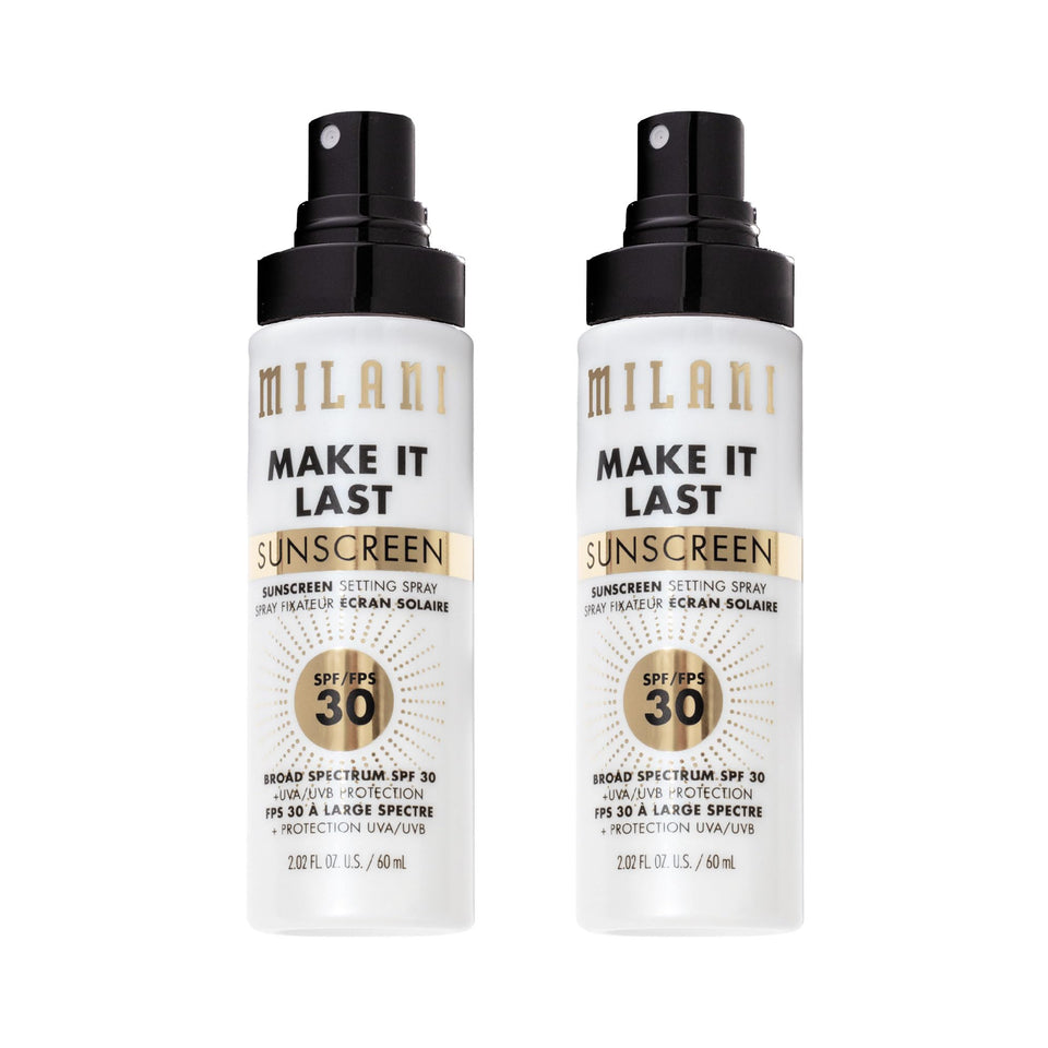 Milani front bottle view showing SPF 30 protection and cosmetic finish
