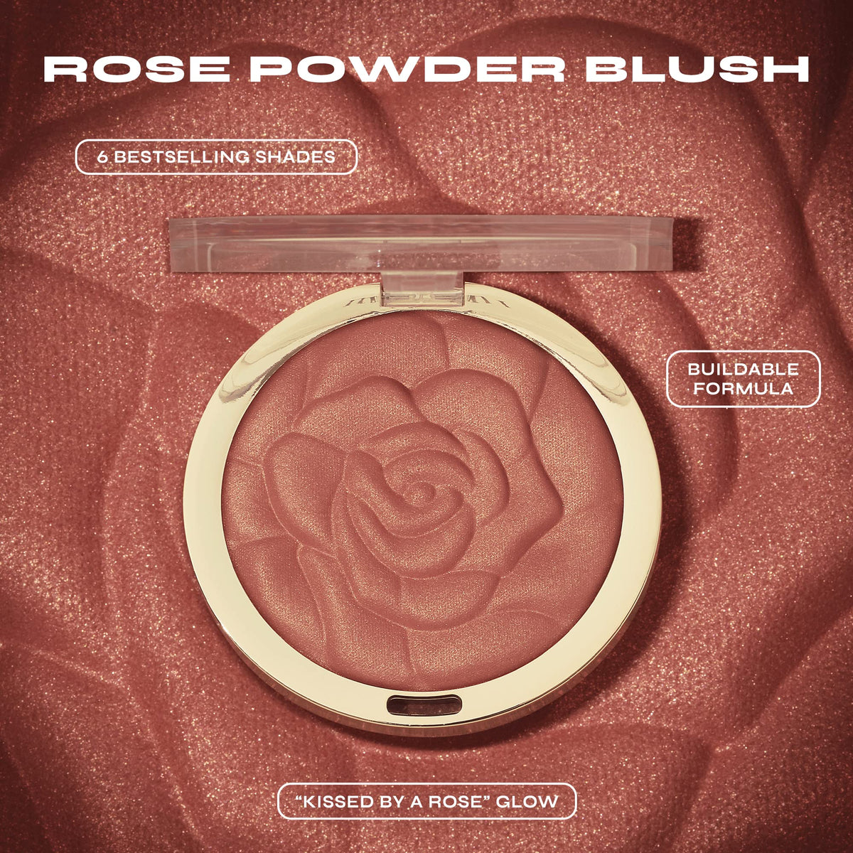 Milani Tea Rose label and shade name clear for easy shade selection