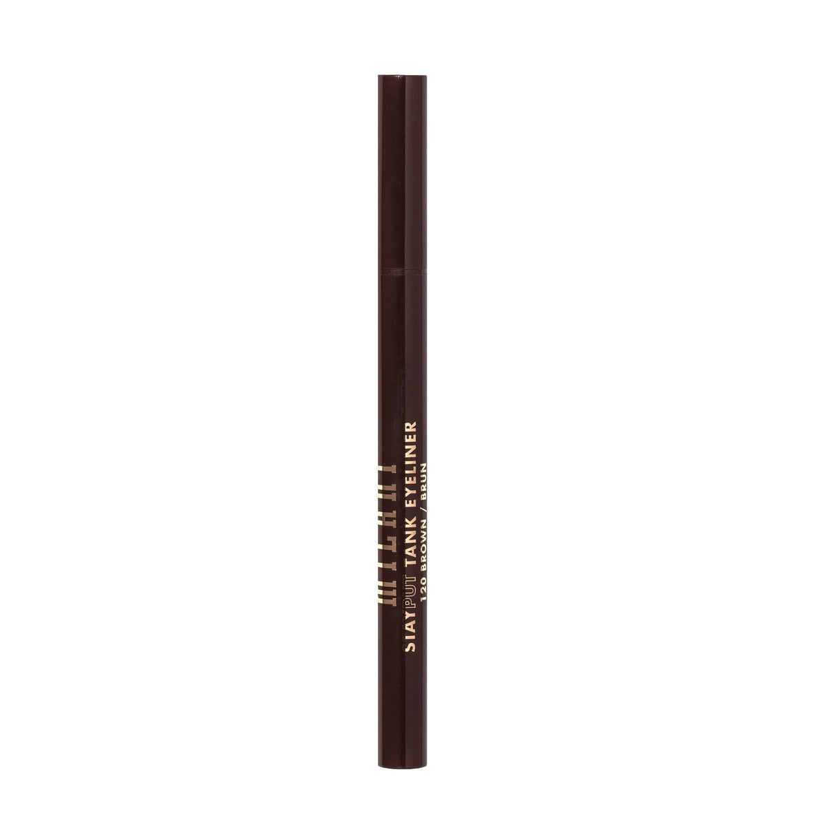 Milani pen beside a makeup bag conveying portability and everyday use