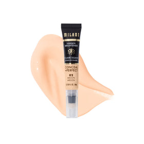 Milani tube front view showing Melon shade and brightening benefit