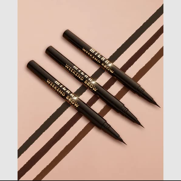 Milani applicator in hand applying tint for precise shaping and cleaner results benefit