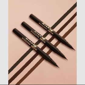 Milani applicator in hand applying tint for precise shaping and cleaner results benefit