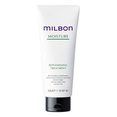 Milbon cream texture close-up demonstrating hydrating, non-greasy finish