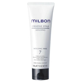Milbon jar front view showing label and size for clear product ID and benefit