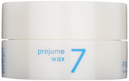 Milbon Prejume Wax 7 Spikes front tub showing label and compact size for travel