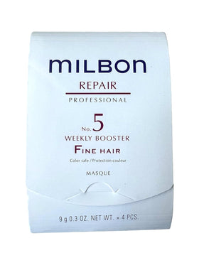 Milbon front packaging showing four booster doses and product identity for convenience