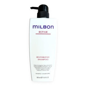 Milbon back label close-up displaying ingredients and usage directions for clarity