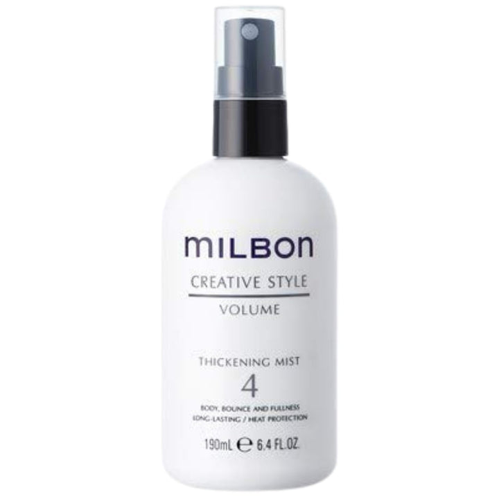 Milbon front packaging showing bottle and label for quick identification and benefit