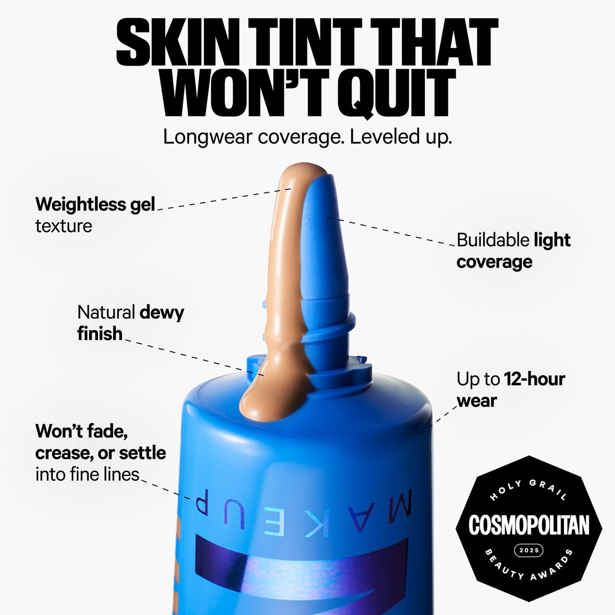 Milk Makeup gel texture close-up highlighting lightweight, hydrating finish
