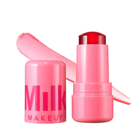 Milk Makeup front packaging showing Chill red tint and compact benefits