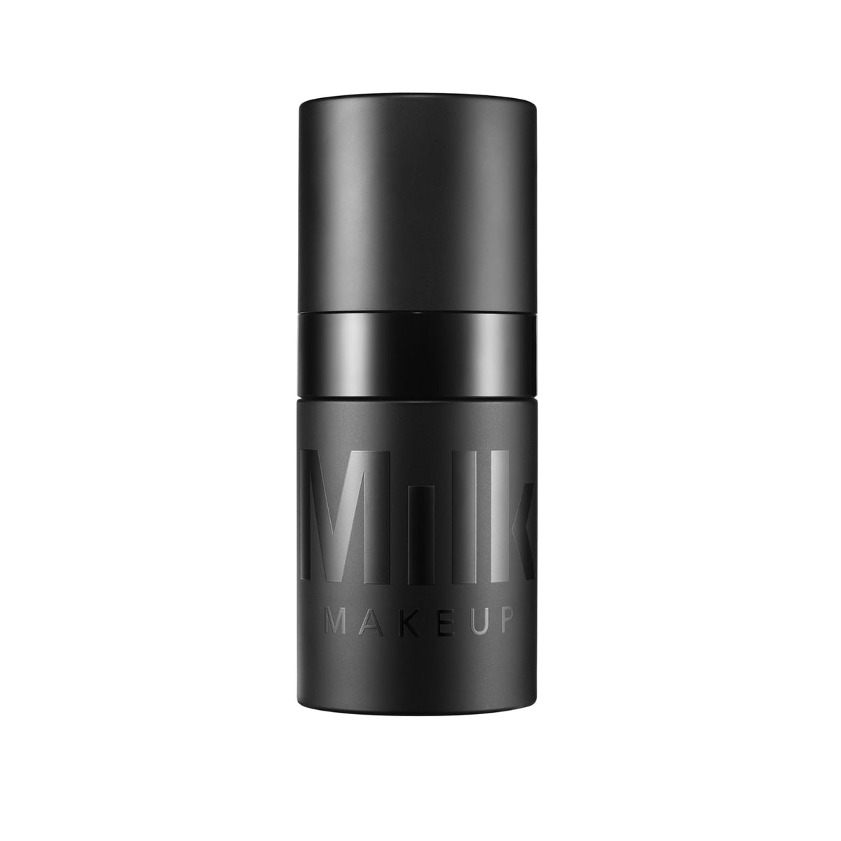 Milk Makeup front packaging showing bottle and matte label, highlighting portability